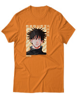 T-Shirt Αντρικό - Megumi Fushiguro - Color Thumbnail Πορτοκαλί