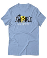 T-Shirt Αντρικό - Melting Smile - Color Thumbnail Γαλάζιο