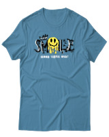 T-Shirt Αντρικό - Melting Smile - Color Thumbnail Τιρκουάζ