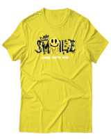 T-Shirt Αντρικό - Melting Smile - Color Thumbnail Κίτρινο