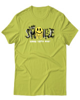 T-Shirt Αντρικό - Melting Smile - Color Thumbnail Λαχανί