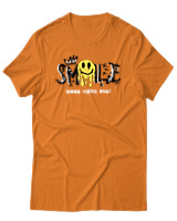 T-Shirt Αντρικό - Melting Smile - Color Thumbnail Πορτοκαλί