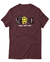 T-Shirt Αντρικό - Melting Smile - Color Thumbnail Μπορντό