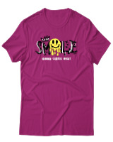 T-Shirt Αντρικό - Melting Smile - Color Thumbnail Φουξια