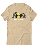 T-Shirt Αντρικό - Melting Smile - Color Thumbnail Μπεζ