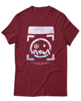 T-Shirt Αντρικό - Mental Ink - Color Thumbnail Σκούρο Κόκκινο