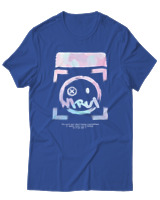 T-Shirt Αντρικό - Mental Ink - Color Thumbnail Μπλε Ρουά