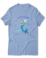 T-Shirt  Γυναικείο - Mermaid - Color Thumbnail Γαλάζιο