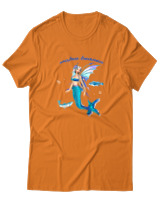 T-Shirt  Γυναικείο - Mermaid - Color Thumbnail Πορτοκαλί