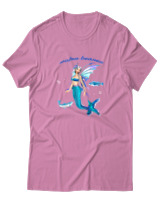 T-Shirt  Γυναικείο - Mermaid - Color Thumbnail Ροζ
