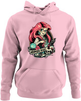 Φούτερ με κουκούλα - Mermaids Rocks - Color Thumbnail Pink
