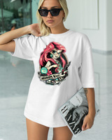 T-Shirt Classic - Mermaids Rocks - Color Thumbnail WHITE