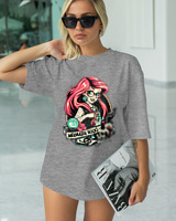 T-Shirt Classic - Mermaids Rocks - Color Thumbnail GREY MELANZE