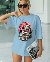 T-Shirt Classic - Mermaids Rocks - Color Thumbnail SKY BLUE