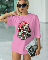 T-Shirt Classic - Mermaids Rocks - Color Thumbnail PINK