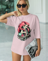T-Shirt Classic - Mermaids Rocks - Color Thumbnail PALE PINK