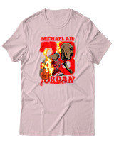 T-Shirt Αντρικό - Michael Air Jordan - Color Thumbnail Απαλό Ροζ