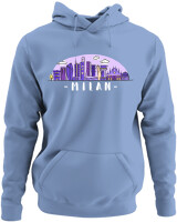 Φούτερ με κουκούλα - Milan - Color Thumbnail Blue Carolina