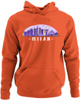 Φούτερ με κουκούλα - Milan - Color Thumbnail Orange