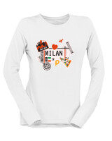 Μακρυμάνικο Μακό - Milan Tickets - Color Thumbnail 'Ασπρο