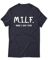 T-Shirt Unisex - Milf - Color Thumbnail Σκούρο Μπλε