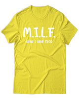 T-Shirt Unisex - Milf - Color Thumbnail Κίτρινο