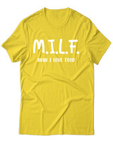 T-Shirt Unisex - Milf - Color Thumbnail Χρυσό Κίτρινο