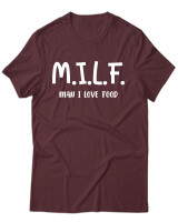 T-Shirt Unisex - Milf - Color Thumbnail Μπορντό