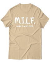 T-Shirt Unisex - Milf - Color Thumbnail Μπεζ