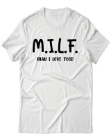 T-Shirt Unisex - Milf - Color Thumbnail Άσπρο