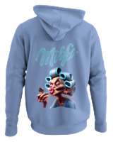 Φούτερ με κουκούλα - Milfa - Color Thumbnail Blue Carolina