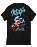 T-Shirt Unisex - Milfa - Color Thumbnail Μαύρο