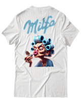 T-Shirt Unisex - Milfa - Color Thumbnail Άσπρο