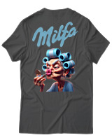 T-Shirt Unisex - Milfa - Color Thumbnail Ανθρακί