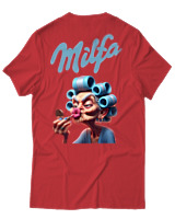 T-Shirt Unisex - Milfa - Color Thumbnail Κόκκινο