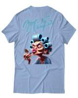T-Shirt Unisex - Milfa - Color Thumbnail Γαλάζιο