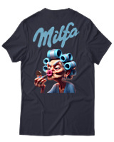 T-Shirt Unisex - Milfa - Color Thumbnail Σκούρο Μπλε