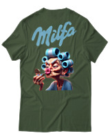 T-Shirt Unisex - Milfa - Color Thumbnail Κυπαρισσί
