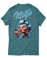T-Shirt Unisex - Milfa - Color Thumbnail Μπλε Πράσινο