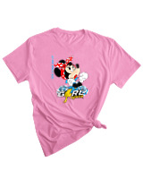 T-Shirt Woman Fashion Γυναικείο - Minnie Can Do It - Color Thumbnail PINK
