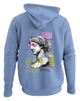 Φούτερ με κουκούλα - Modern Art - Color Thumbnail Blue Carolina