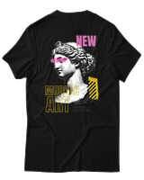 T-Shirt Αντρικό - Modern Art - Color Thumbnail Μαύρο