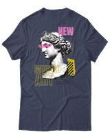 T-Shirt Αντρικό - Modern Art - Color Thumbnail Μπλε Γκρι