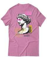 T-Shirt Αντρικό - Modern Art - Color Thumbnail Ροζ