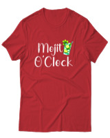 T-Shirt Αντρικό - Mojito O Clock - Color Thumbnail Κόκκινο
