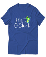 T-Shirt Αντρικό - Mojito O Clock - Color Thumbnail Μπλε Ρουά