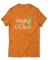T-Shirt Αντρικό - Mojito O Clock - Color Thumbnail Πορτοκαλί