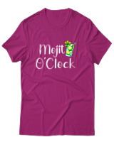 T-Shirt Αντρικό - Mojito O Clock - Color Thumbnail Φουξια