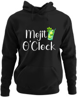 Φούτερ με κουκούλα - Mojito O Clock - Color Thumbnail Μαύρο