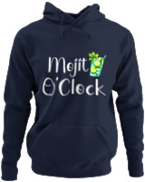 Φούτερ με κουκούλα - Mojito O Clock - Color Thumbnail Navy Blue